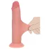 RealRock - dildo realist cu densitate dublă (culoarea pielii) - 15,5 cm