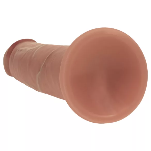 RealRock - dildo realist cu densitate dublă (bronzat) - 15,5 cm