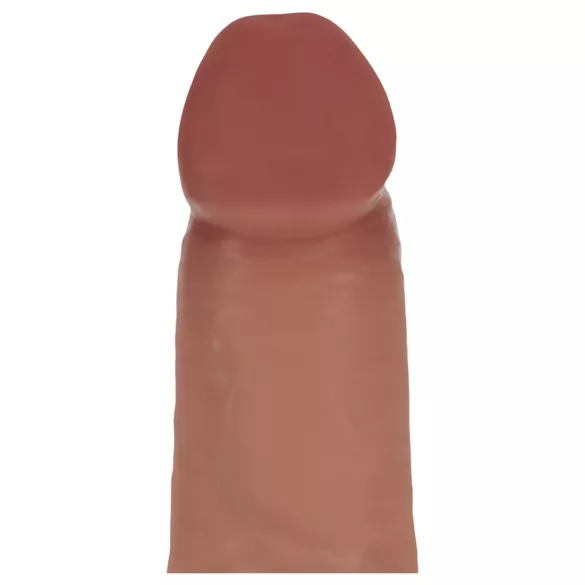 RealRock - dildo realist cu densitate dublă (bronzat) - 15,5 cm