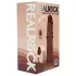 RealRock - dildo realist cu densitate dublă (maro) - 18,5 cm