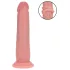 RealRock - dildo realist cu densitate dublă (culoarea pielii) - 18,5 cm