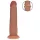 RealRock - dildo realist cu densitate dublă (bronzat) - 18,5 cm