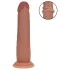 RealRock - dildo realist cu densitate dublă (bronzat) - 18,5 cm
