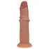 RealRock - dildo realist cu densitate dublă (bronzat) - 18,5 cm