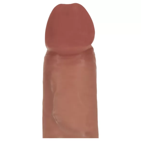 RealRock - dildo realist cu densitate dublă (bronzat) - 18,5 cm