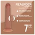 RealRock - dildo realist cu densitate dublă (bronzat) - 18,5 cm