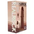 RealRock - dildo realist cu densitate dublă (maro) - 20,5 cm