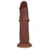 RealRock - dildo realist cu densitate dublă (maro) - 20,5 cm