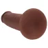 RealRock - dildo realist cu densitate dublă (maro) - 20,5 cm