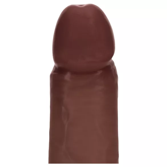 RealRock - dildo realist cu densitate dublă (maro) - 20,5 cm