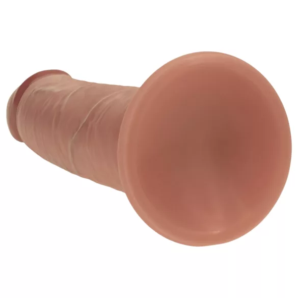 RealRock - dildo realist cu densitate dublă (bronzat) - 20,5 cm