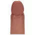 RealRock - dildo realist cu densitate dublă (bronzat) - 20,5 cm