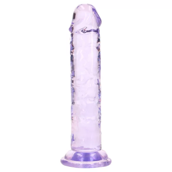 RealRock - dildo realist cu ventuză (mov) - 12,7 cm