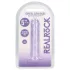 RealRock - dildo realist cu ventuză (mov) - 12,7 cm