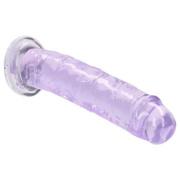 RealRock - dildo realist cu ventuză (mov) - 12,7 cm