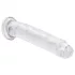 RealRock - dildo realist cu ventuză (transparent) - 12,7 cm