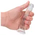 RealRock - dildo realist cu ventuză (transparent) - 12,7 cm