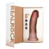 REALROCK - Vibrator cu ventuză - natural (20,5 cm)
