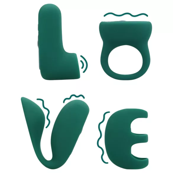 Loveline (S)explore - set jucării sexuale pentru cupluri - verde