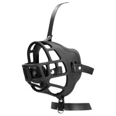   Ouch! - mască pentru gură cu dopuri bucale integrate - negru