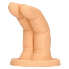 S-Line - dildo două degete - nuanță naturală