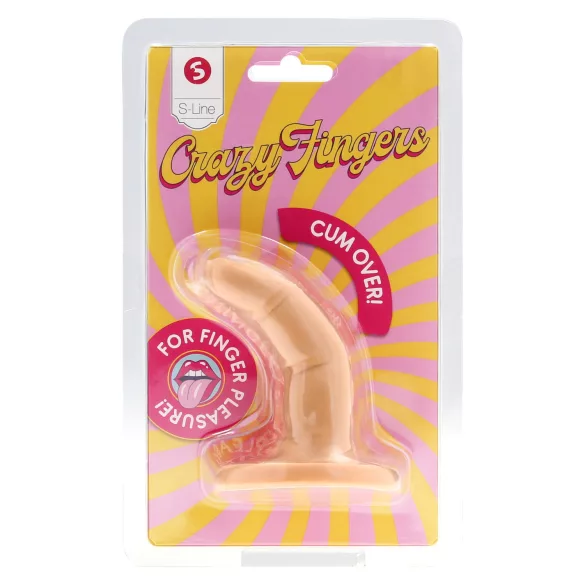 S-Line - dildo cu două degete (natural)
