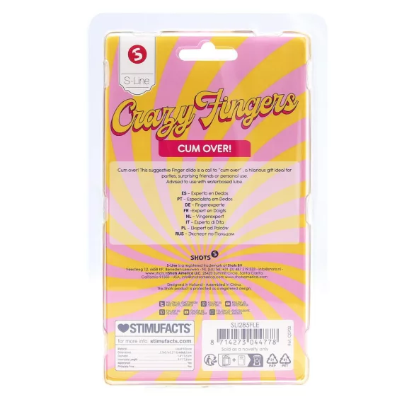 S-Line - dildo cu două degete (natural)