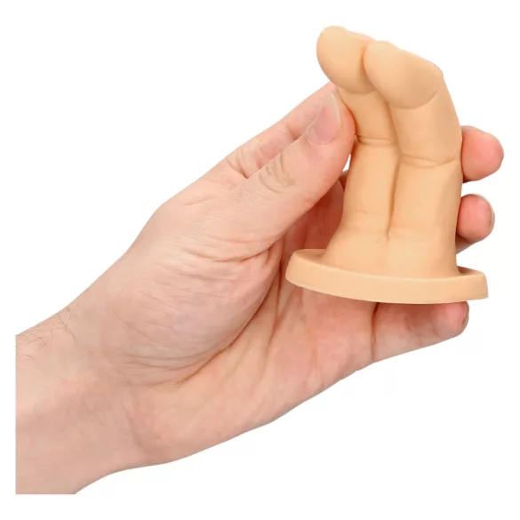 S-Line - dildo cu două degete (natural)