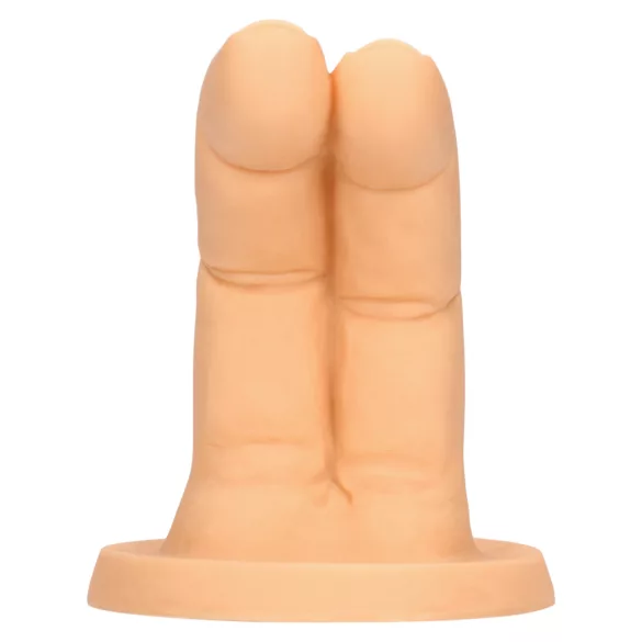 S-Line - dildo cu două degete (natural)
