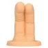 S-Line - dildo cu două degete (natural)