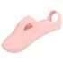 Loveline - vibrator pentru deget cu textură - silicon roz