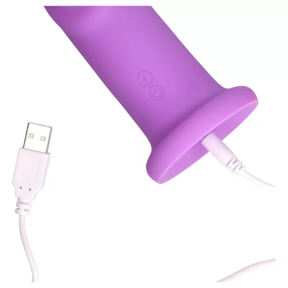 Loveline - vibrator rotativ cu acumulator - roz