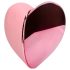 Loveline Tapping Heart - vibrator clitoridian cu stimulare pulsantă