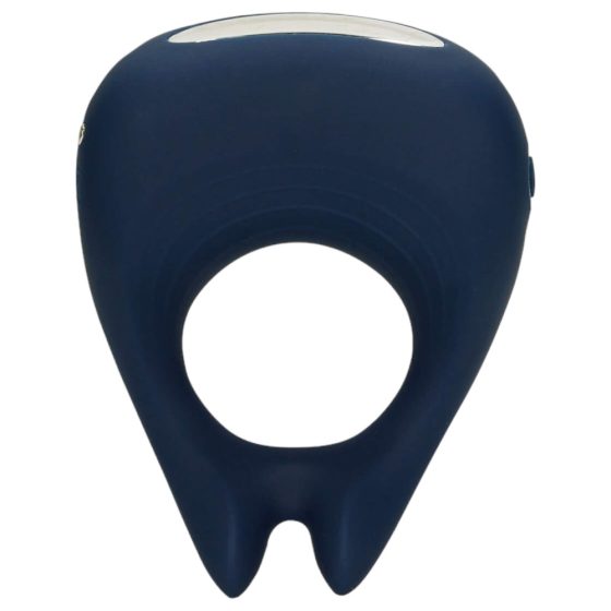 Loveline - inel pentru penis cu vibrație și baterie (albastru)