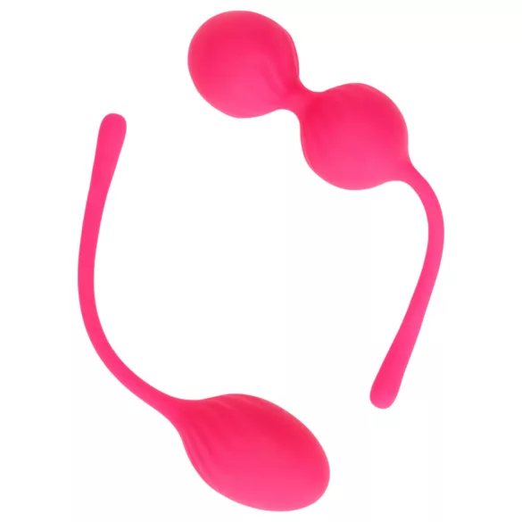 Loveline - bile kegel cu greutate - set 2 piese - roz