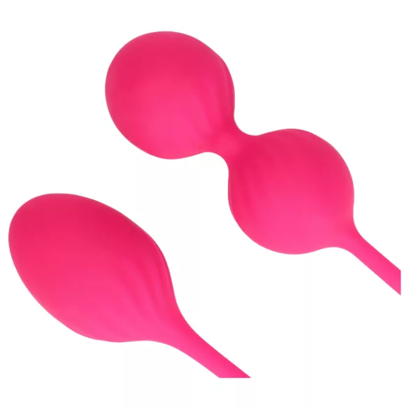 Loveline - bile kegel cu greutate - set 2 piese - roz