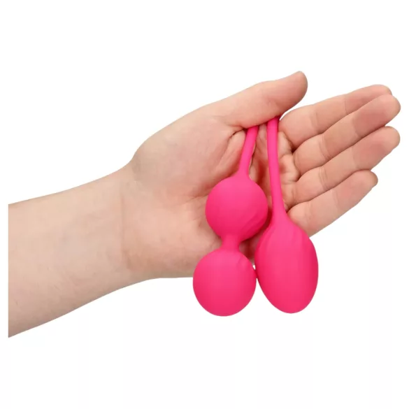 Loveline - bile kegel cu greutate - set 2 piese - roz
