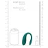 Loveline - vibrator pentru cuplu, reîncărcabil, rezistent la apă, verde