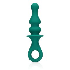 Loveline - Vibrator anal cu perle, reîncărcabil (verde)