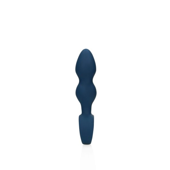 Loveline - dildo anal cu inel de prindere - mediu (albastru)
