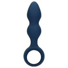 Loveline - dildo anal cu inel de prindere - mare (albastru)