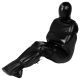 Ouch! Xtreme Body Bag - captivant negru