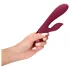 Loveline - vibrator cu braț pentru clitoris - reîncărcabil - roșu