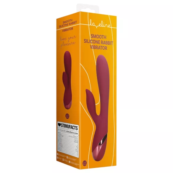 Loveline - vibrator cu braț pentru clitoris - reîncărcabil - roșu