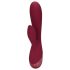 Loveline - vibrator cu braț clitoridian, reîncărcabil (roșu)