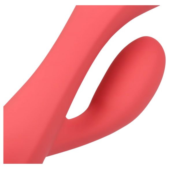 Loveline - vibrator cu braț pentru clitoris, reîncărcabil, impermeabil, roz