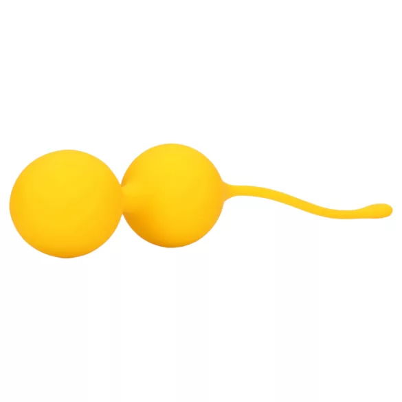 Loveline - set bile vaginale silicon - 2 piese - galben