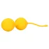 Loveline - set bile vaginale silicon - 2 piese - galben