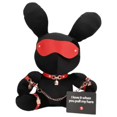 Bondage Rabbit - jucărie BDSM iepuraș - negru
