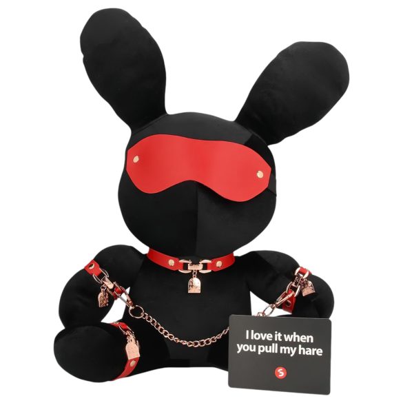 Bondage Rabbit - jucărie BDSM iepuraș - negru